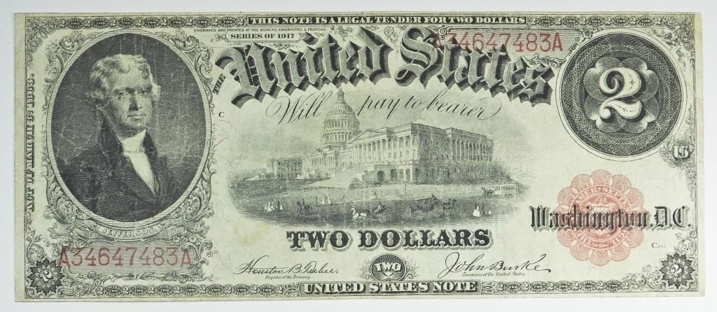 1917 $2 LEGAL TENDER NOTE