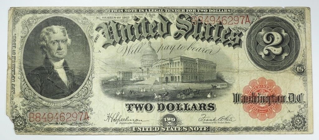 1917 $2 LEGAL TENDER NOTE