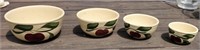 4 - Watts Pottery Bowls