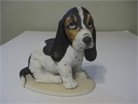 5.25" Tall Homco Porcelain Dog Statue