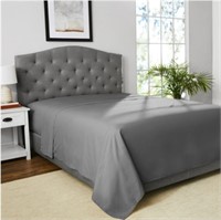 Sz Full Mainstays Easy Care Solid Soothing Gray CV