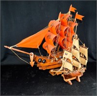 (2) VINTAGE GALLEONS SHIP MODELS