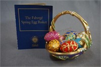 Franklin Mint House of Faberge Spring Egg Basket