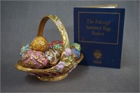 Franklin Mint House of Faberge Summer Egg Basket