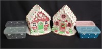 Group of Christmas House Decor + Mini Loaf Pans