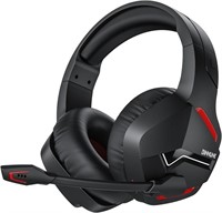 BINNUNE Wireless Gaming Headset with Mic for PC