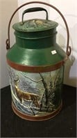 Antique milk jug, 17 inch antique milk jug,