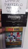 344 - AUTOGRAPHED BAKER MAYFIELD W/COA (C69)