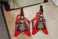 2x 6 Ton Jack Stands by Case