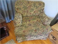 foral pattern occasional side chair