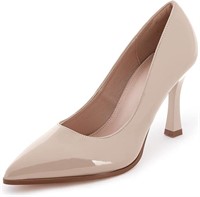 PiePieBuy Womens Classic Pointed Toe Pumps Size 9