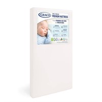 $90  Premium White Foam Crib and Toddler Mattress