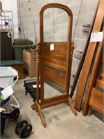 Wooden Frame Adjustable Mirror