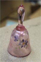 Signed Fenton Glass Bell