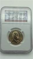 2012 Grover Cleveland Dollar MS67