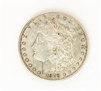 Coin 1879-S Rev '78 Morgan Silver Dollar-XF+