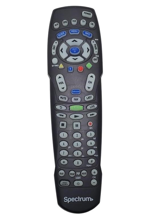 Spectrum RC122 Replacement Remote   AUB12