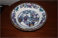 Ashworth Bros Chinese pattern platter and a