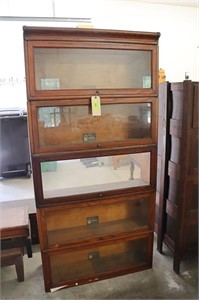 Antique Oak Barrister Bookcase