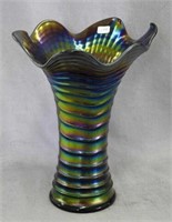 Ripple 10 1/2" vase - purple