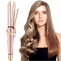 Hair Straightener and Curler 2 in 1,Tourmaline Cer