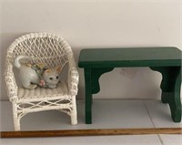 Foot stool, Cat, small chair