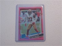 2023 DONRUSS OPTIC JI'AYIR BROWN RC PINK PRIZM