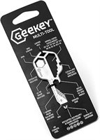 Geekey Multi-tool | Stainless Steel Key Shaped Poc