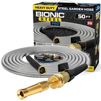 Bionic Steel Pro Metal Garden Hose 50 Ft, Rust Pro