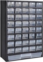 vidaXL 41-Drawer Plastic Storage Cabinet Tool Box