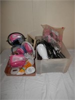 2-Trays-makeup mirror etc and lg container