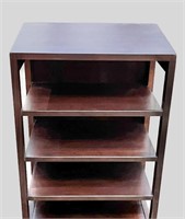 Small Dark Wood Organizer Shelves