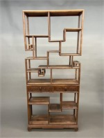 Chinese two piece etagere.