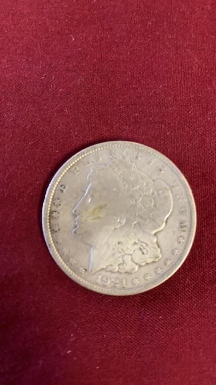 1921 MORGAN SILVER DOLLAR