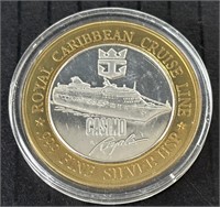 (A) Royal Caribbean Cruise Silver Round. One