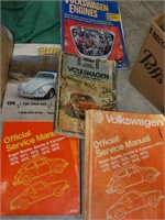Large Pile of VW Service Manuals