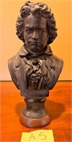 F - BUST OF BEETHOVEN NUMBERED 11.5"T (A5)