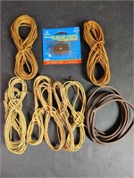 8 Cloth Covered Electrical Wire Bundles, Switch