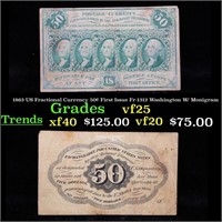 1863 US Fractional Currency 50¢ First Issue Fr-131