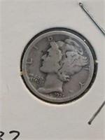 1925-S Mercury Silver Dime