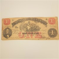$1 VA Treas Note July 21 1862