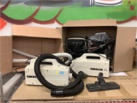 2 oreck compact canister vacuums and more