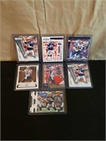 (7) Tom Brady Football Cards