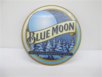 NEW SMALL ROUND BLUE MOON SIGN