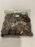 (500) Wheat Cents