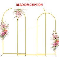 Wokceer Wedding Arch Stand Set 7.2  6.6  6FT