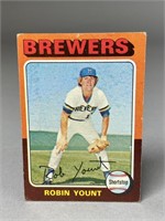 1975 TOPPS ROBIN YOUNT ROOKIE CARD