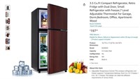 W5234 3.5 Cu.Ft Small Refrigerator w/ Freezer