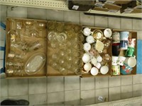 Large household glassware lot.