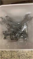 Bucket of standard box wrenches